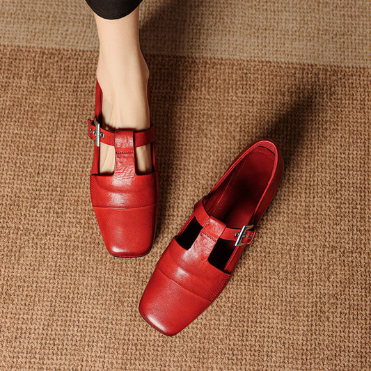 Vela Genuine Leather Heels