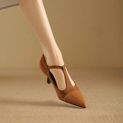 Vistra Leather Heels