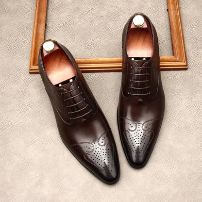 Tarz Genuine Leather Oxfords