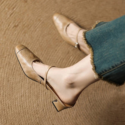 Berla Genuine Leather Mules