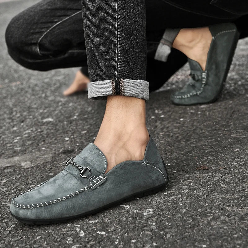 Astire Genuine Suede Loafers