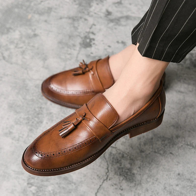 Onlor Genuine Leather Loafers