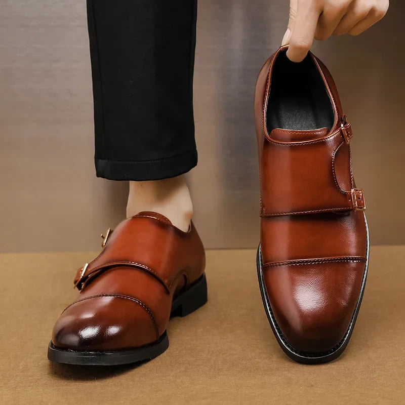 Grandeur Monk Strap Shoes