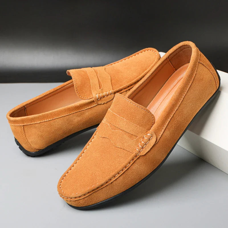 Gildron Genuine Suede Loafers