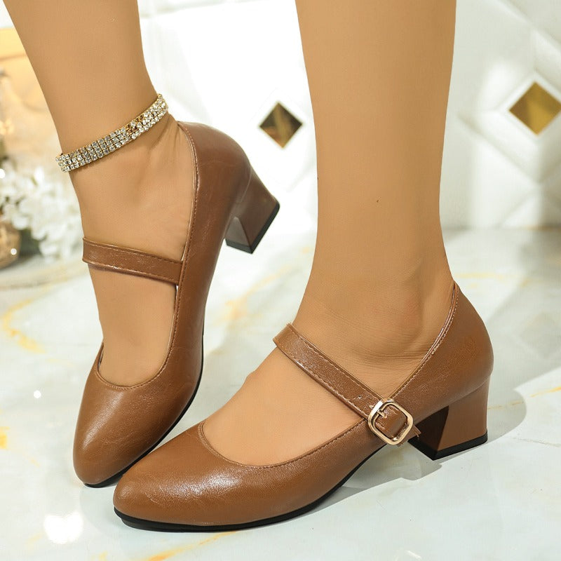 Rivona Leather Heels
