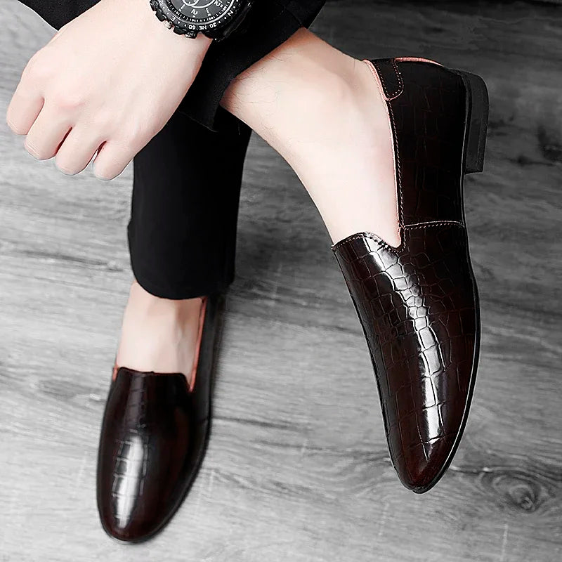 Stalwart Genuine Leather Loafers