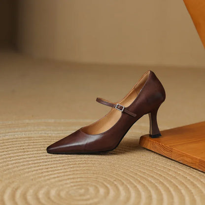 Samara Genuine Leather Heels