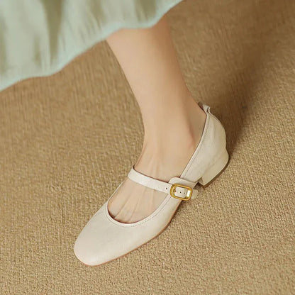 Bruna Genuine Leather Pumps