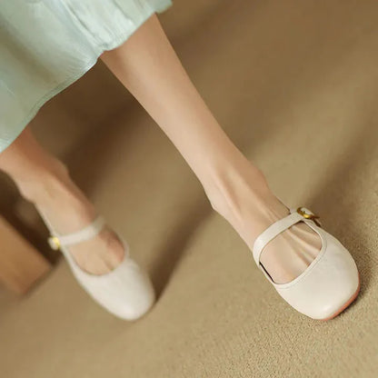 Bruna Genuine Leather Pumps