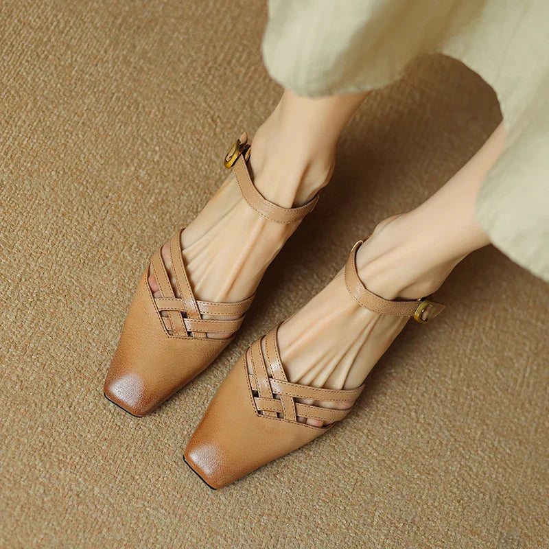 Marisol Genuine Leather Heels