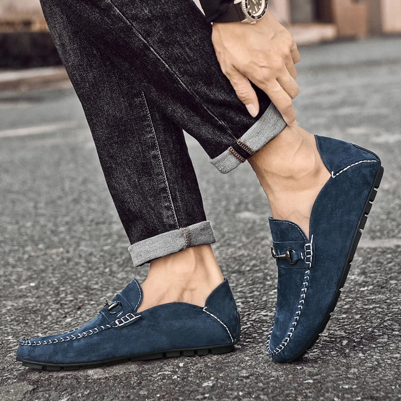 Astire Genuine Suede Loafers