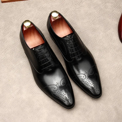 Tarz Genuine Leather Oxfords