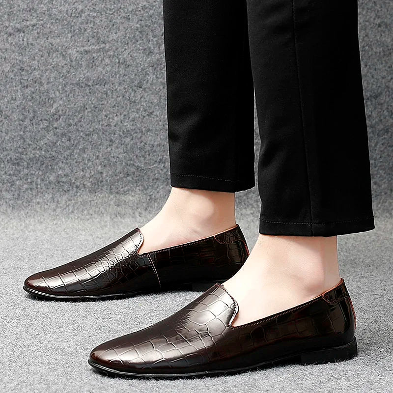 Stalwart Genuine Leather Loafers