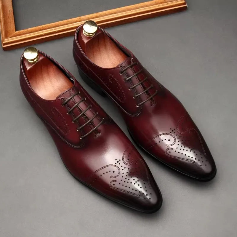 Tarz Genuine Leather Oxfords