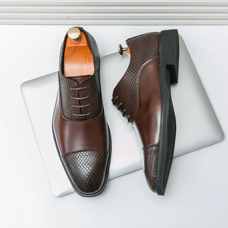 Slyther Genuine Leather Brogues