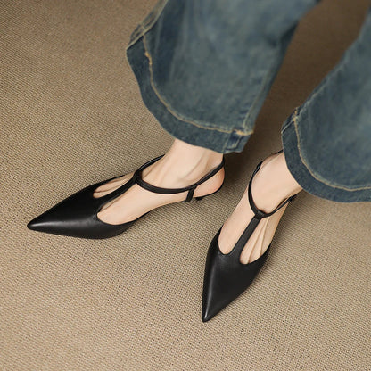 Serava Genuine Leather Heels