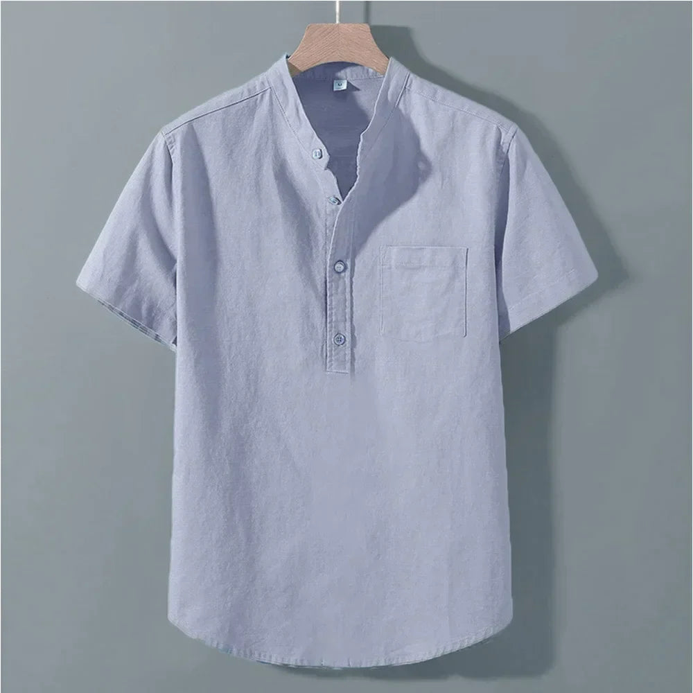 Vartos Cotton-Linen T-Shirt