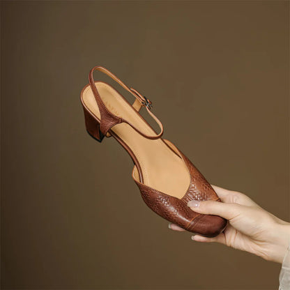 Valery Genuine Leather Pumps