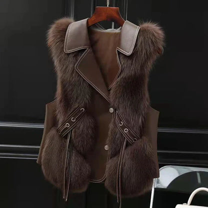 Lucia Fur Vest