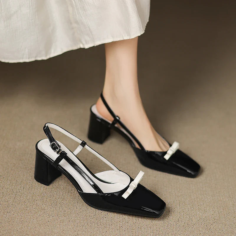 Melani Genuine Leather Heels