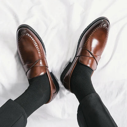 Teviot Genuine Leather Loafers