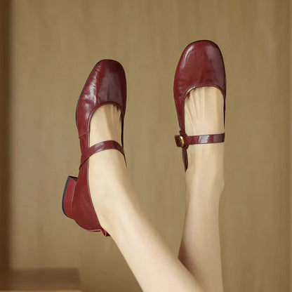 Bruna Genuine Leather Pumps