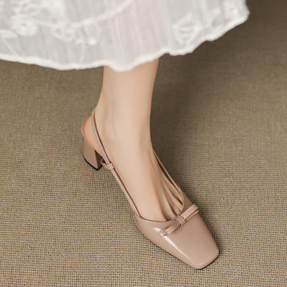 Melani Genuine Leather Heels