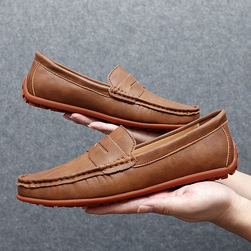 Travor Genuine Leather Loafers