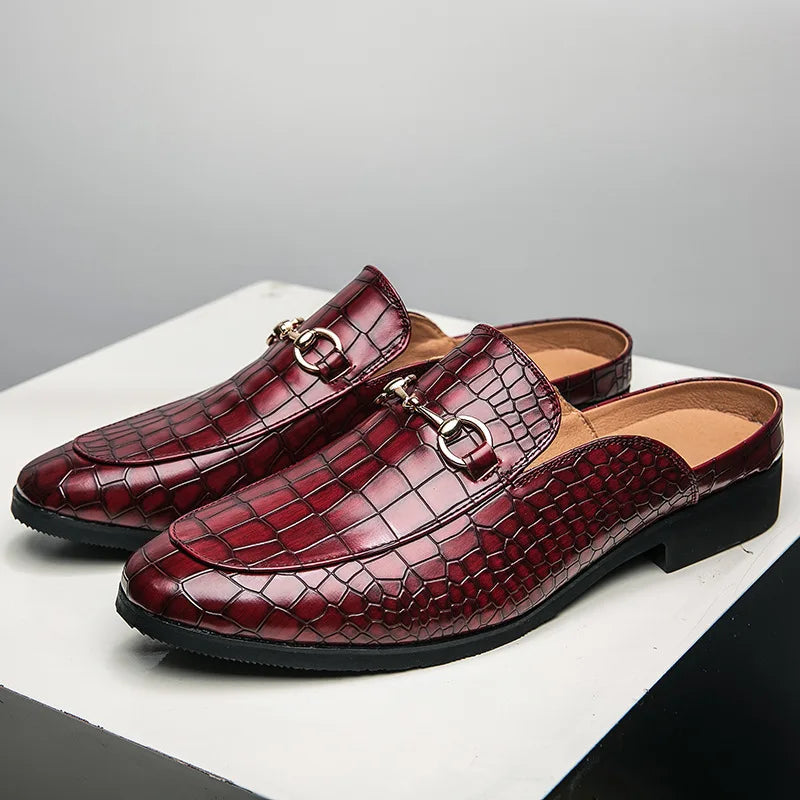 Elbert Genuine Leather Mules