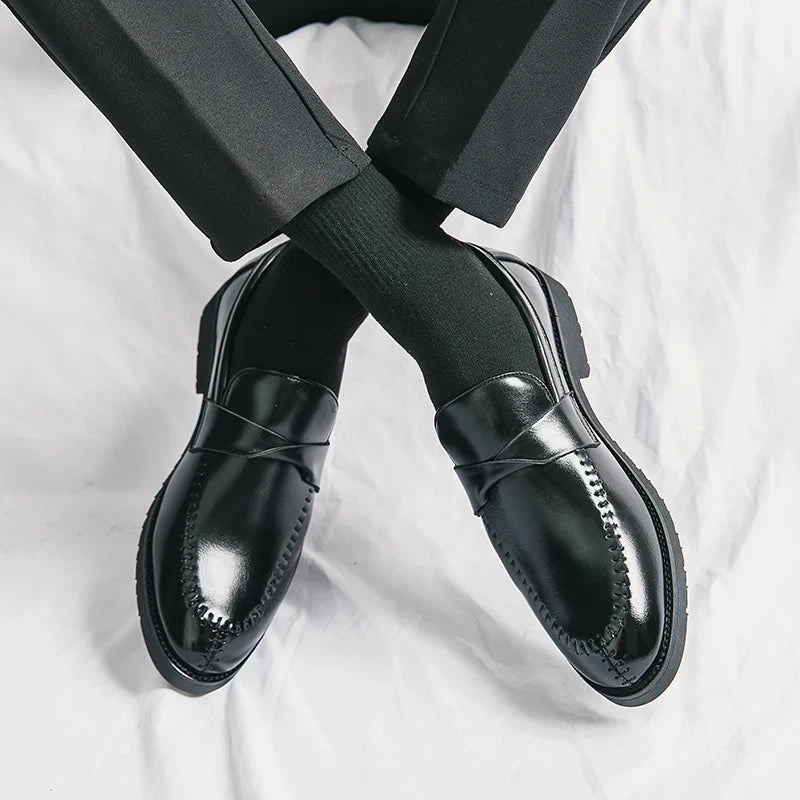 Teviot Genuine Leather Loafers