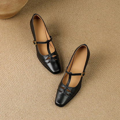 Marie Genuine Leather Heels