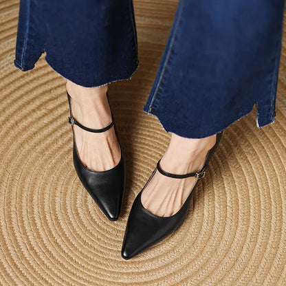 Samara Genuine Leather Heels