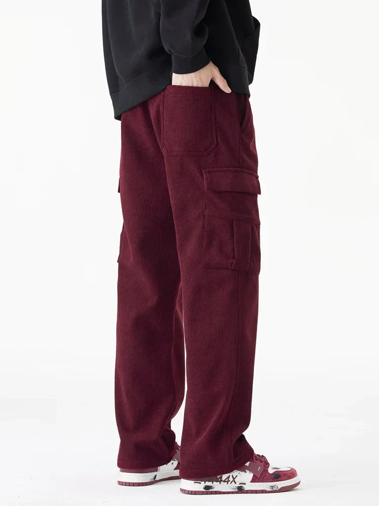 Corduroy Fleece-Lined Pants
