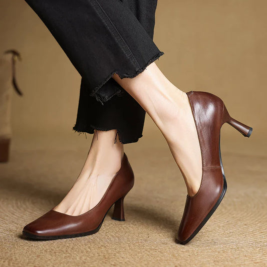 Diara Genuine Leather Heels