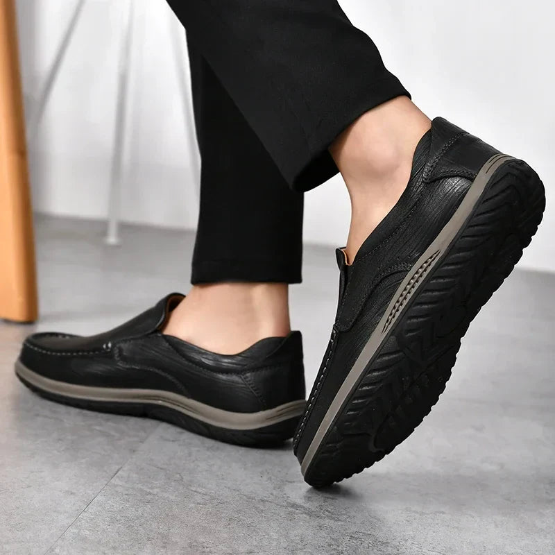 Trego Genuine Leather Loafers