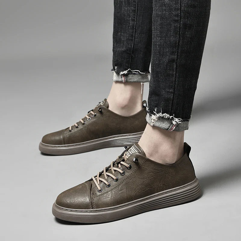 Pesco Genuine Leather Sneakers