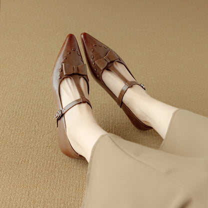 Tiara Genuine Leather Pumps