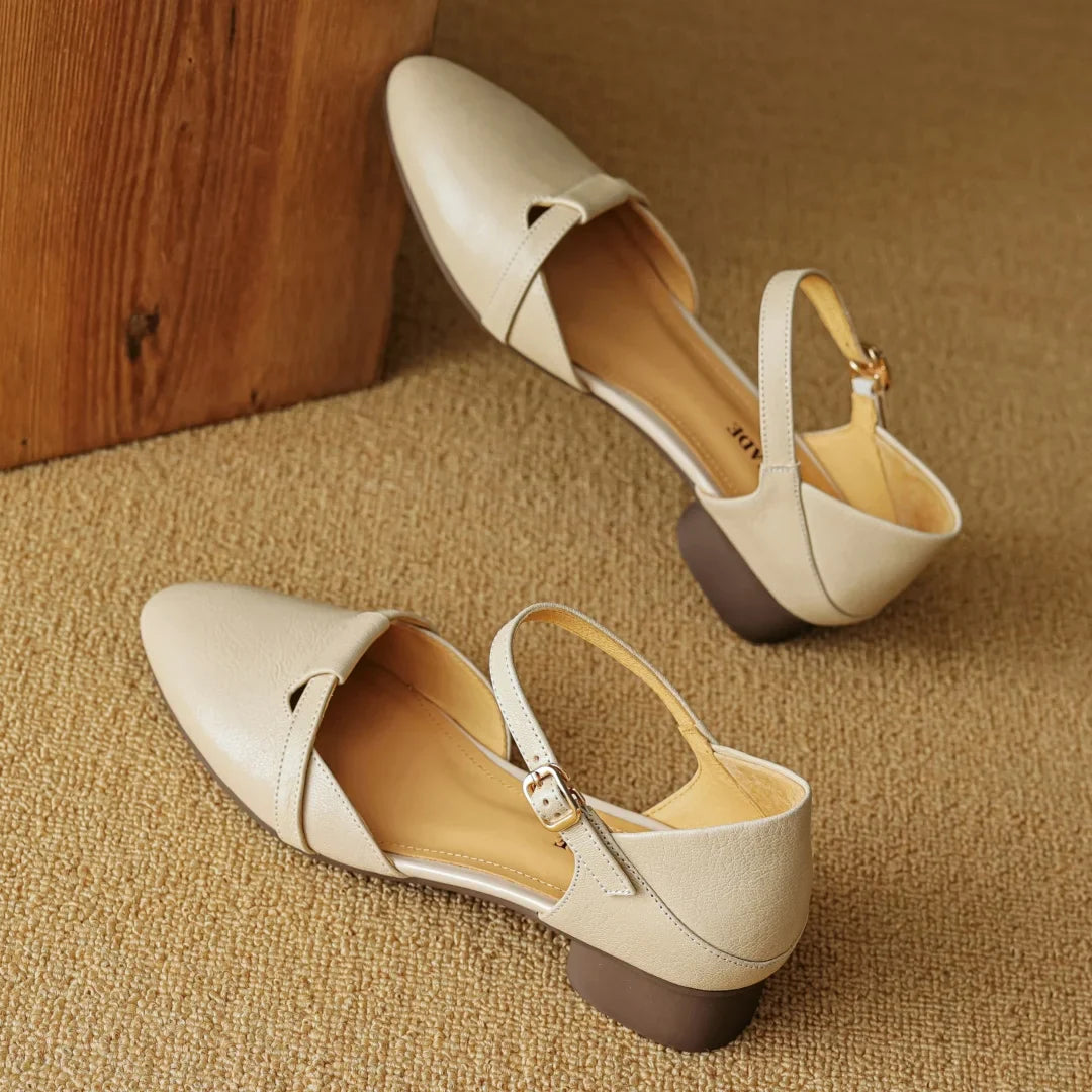 Laney Genuine Leather Heels