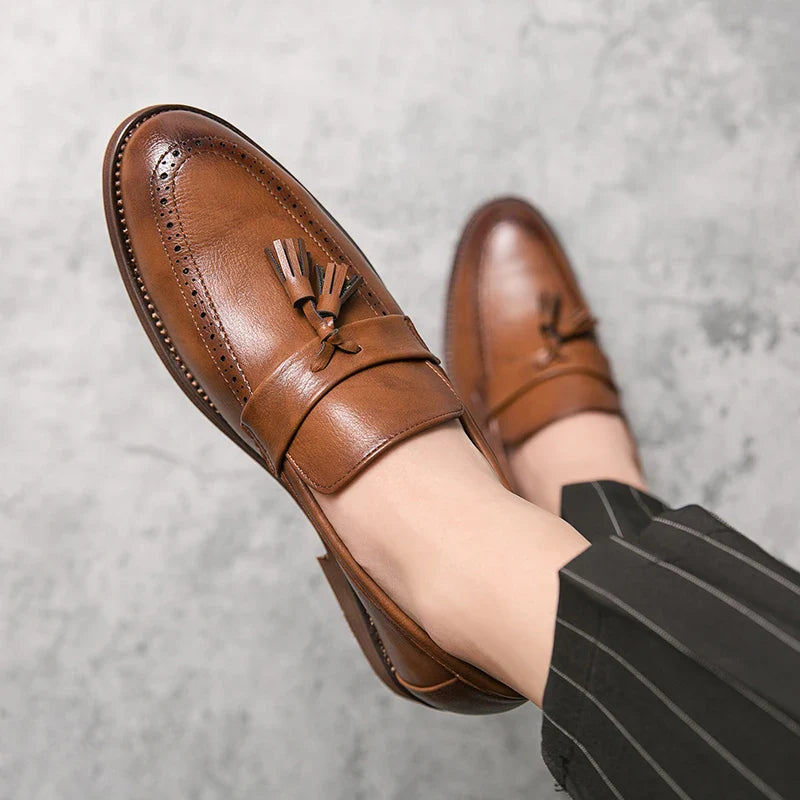 Onlor Genuine Leather Loafers