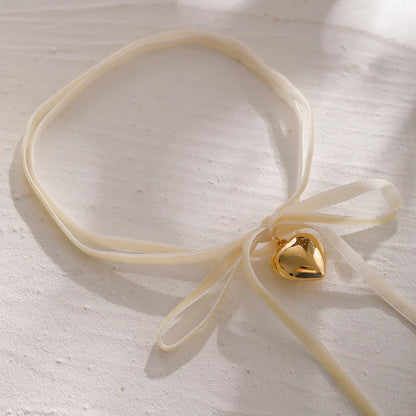 Velvet Heart Necklace
