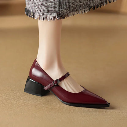 Allure Genuine Leather Heels