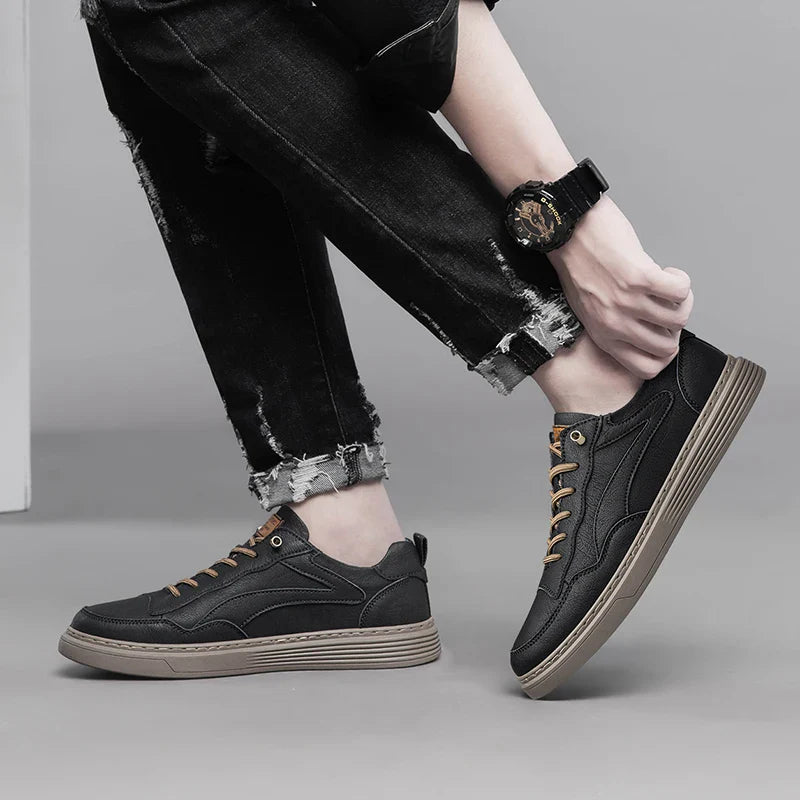 Ozgun Genuine Leather Sneakers