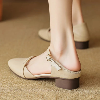 Laney Genuine Leather Heels