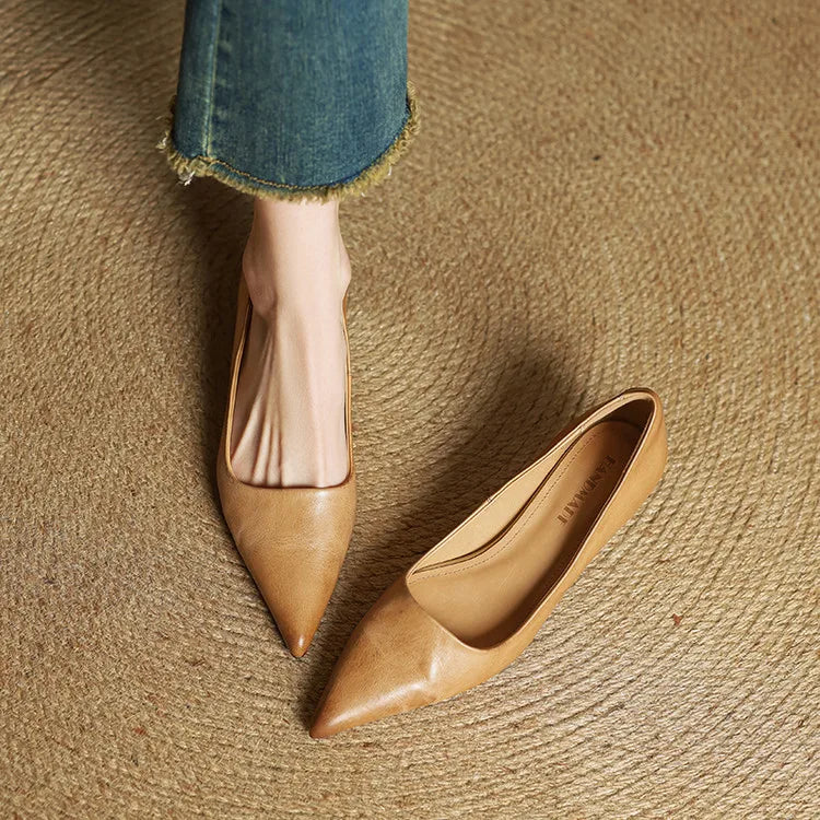 Loria Genuine Leather Heels