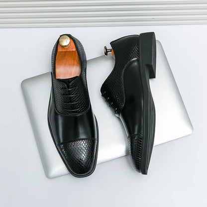 Slyther Genuine Leather Brogues