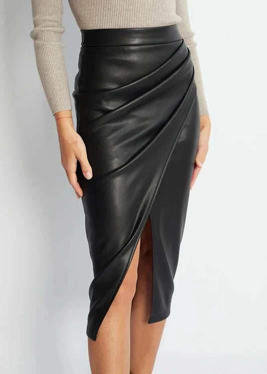 Maeve Leather Skirt
