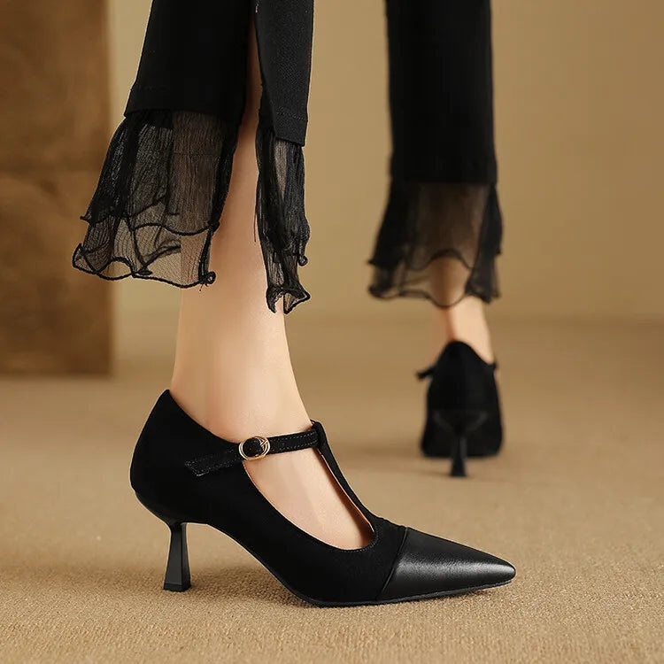 Vistra Leather Heels