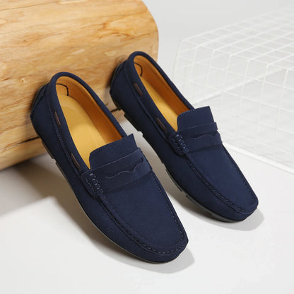 Fletro Genuine Suede Loafers