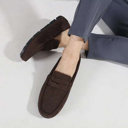 Fletro Genuine Suede Loafers