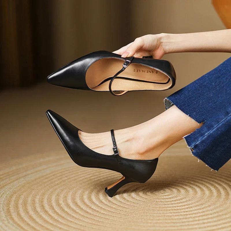 Samara Genuine Leather Heels